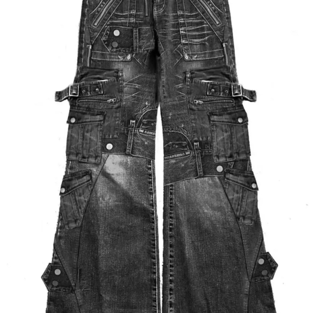 Insane Worldwide Mens Flare Jeans